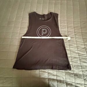 Pure Barre  Black Muscle Tank Large